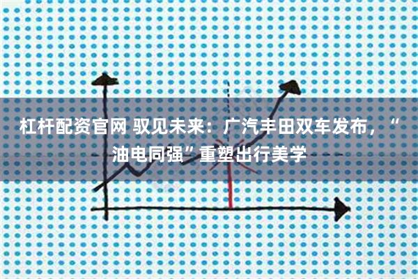 杠杆配资官网 驭见未来：广汽丰田双车发布，“油电同强”重塑出行美学