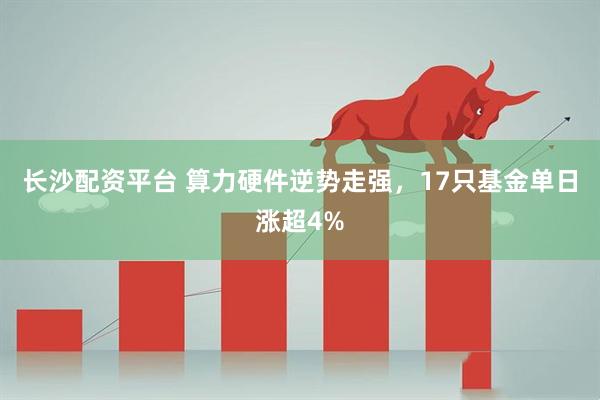 长沙配资平台 算力硬件逆势走强，17只基金单日涨超4%