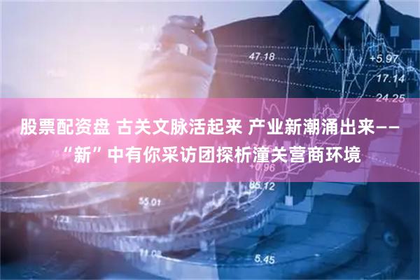 股票配资盘 古关文脉活起来 产业新潮涌出来——“新”中有你采访团探析潼关营商环境